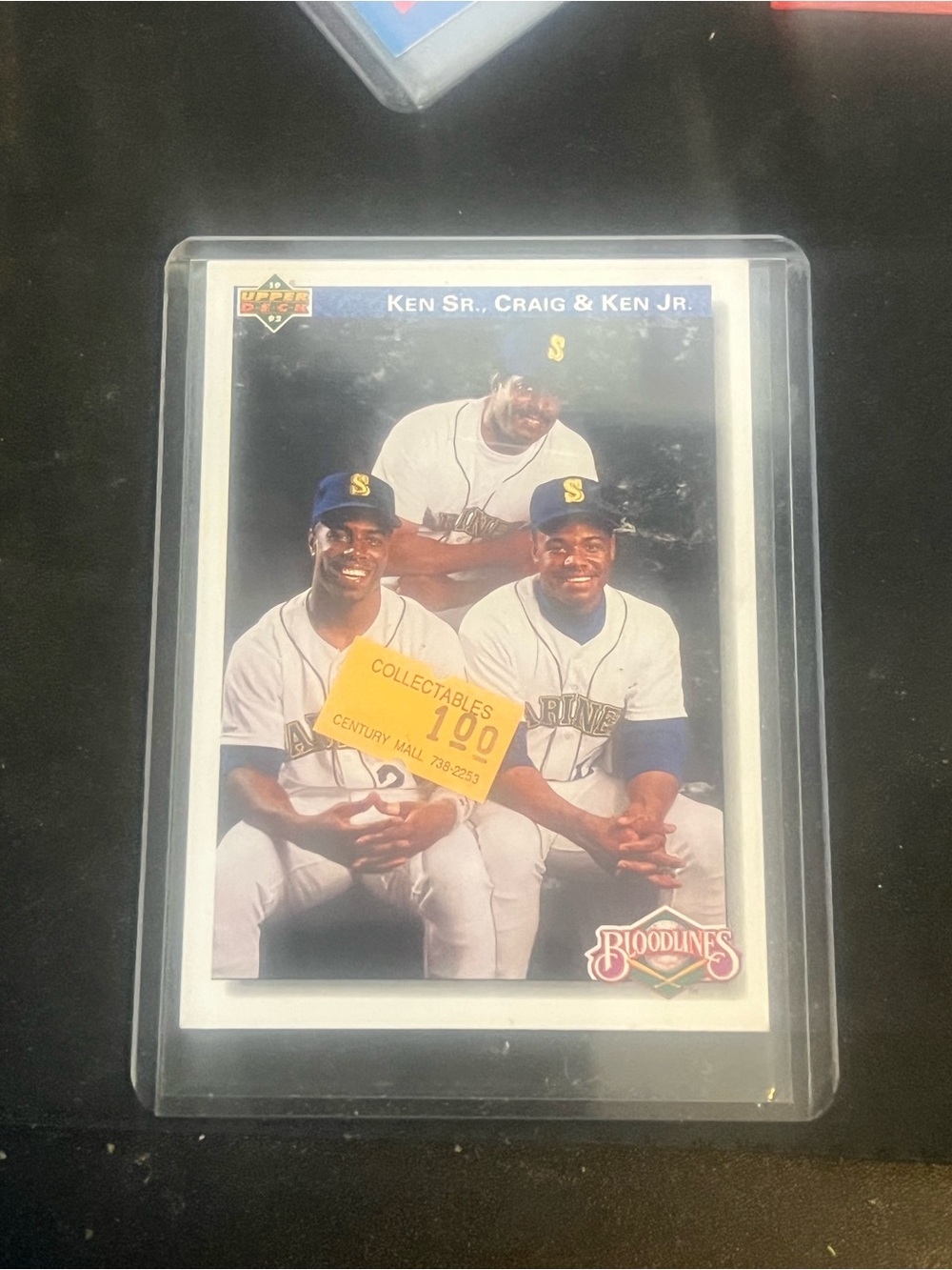 Vintage 1992 Upper Deck Baseball Card #85 Bloodlines Ken Griffey Jr. Sr. Craig